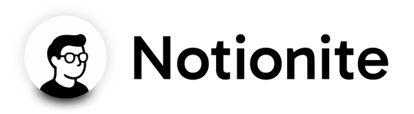 Notionite logo with a stylized person icon on a white background